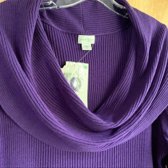 **NEW Jaclyn Smith Cowl Sweater Dress - Picture 5 of 9